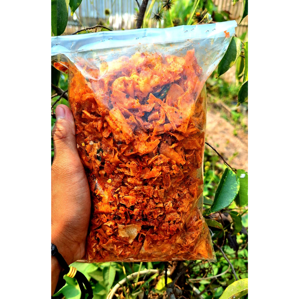 

KRIPIK KRIWIL PEDAS / KERIPIK SINGKONG KRIWIL 500gram CEMILAN BANDUNG