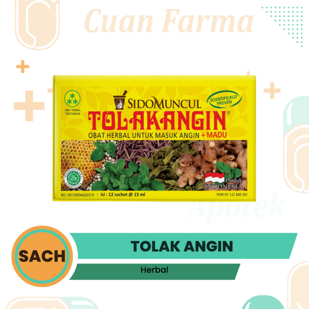 Tolak Angin Cair+Madu 15 ml / Tolak Angin Tablet
