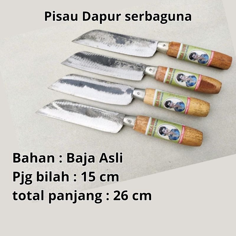 Pisau dapur besar/pisau baja asli/pisau Ud eka dewi/pisau serbaguna
