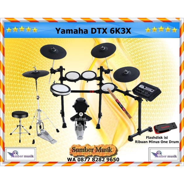 Yamaha DTX6K3X/DTX 6K3X/DTX6K3-X Garansi resmi Yamaha