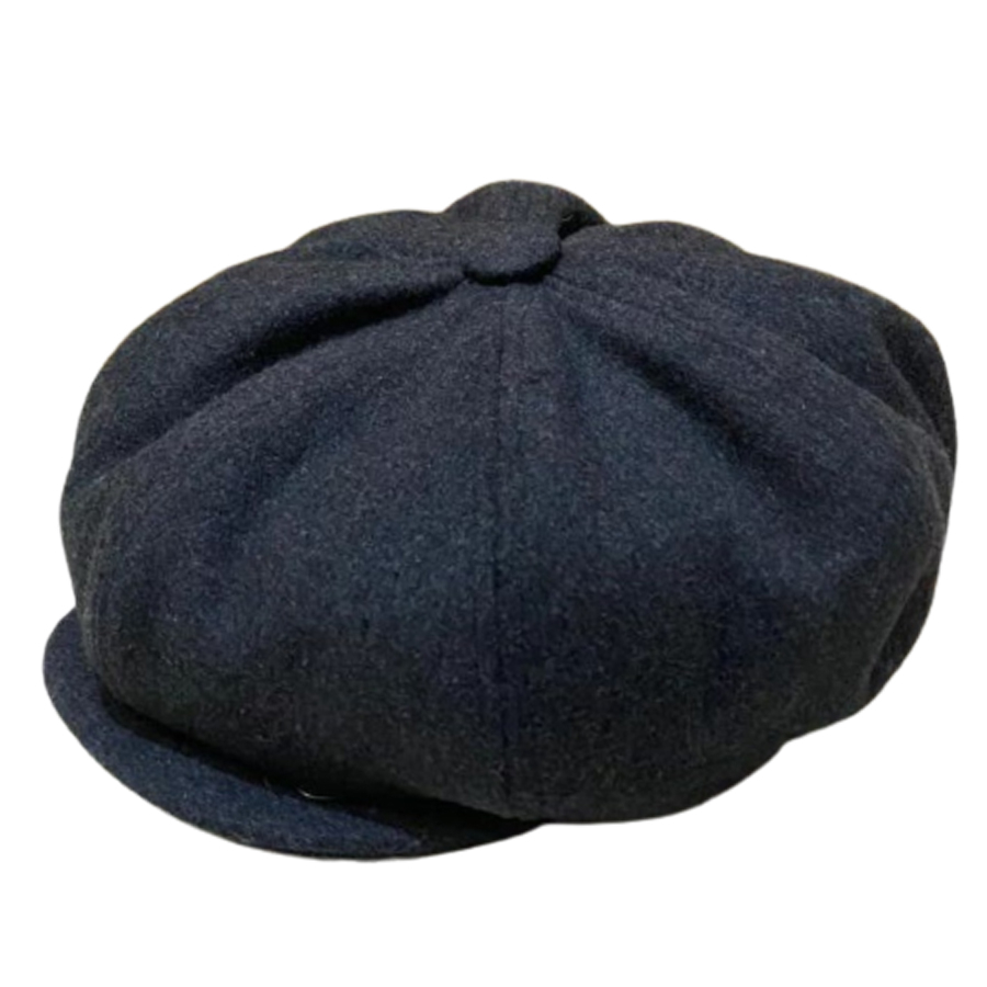 Topi Newsboy Classic / Newsboy Cap Wool Super Grey Series