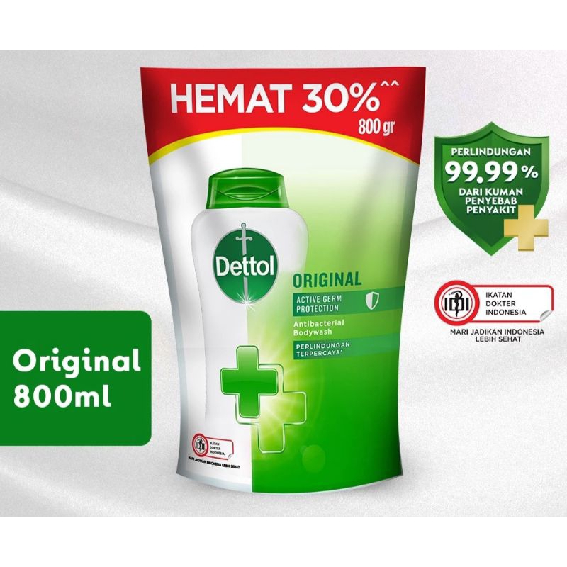 Sabun cair dettol original 800ml