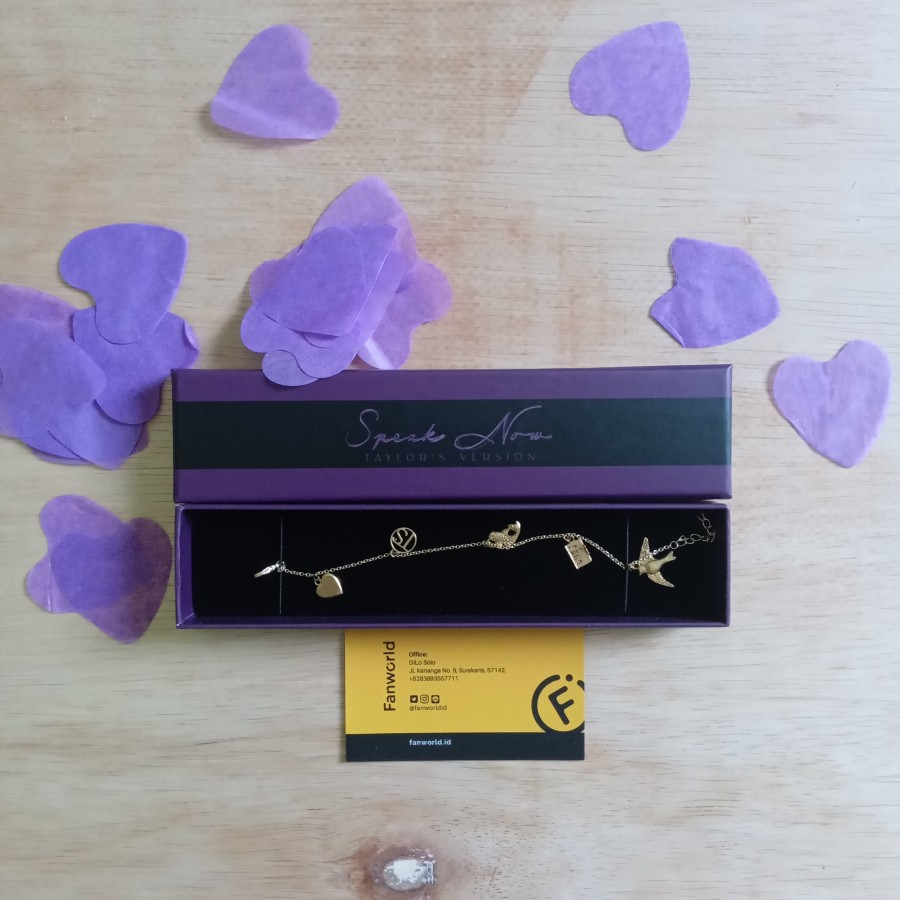 [Official Taylor Swift] Speak Now (Taylor's Version) Charm Bracelet