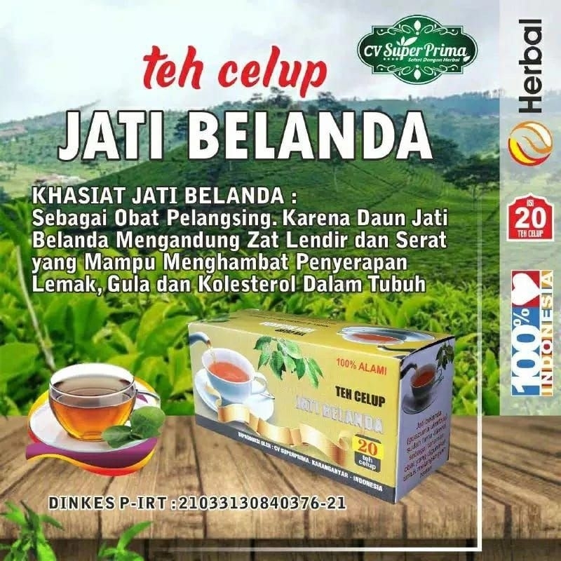 

teh celup jati Belanda menurunkan berat badan