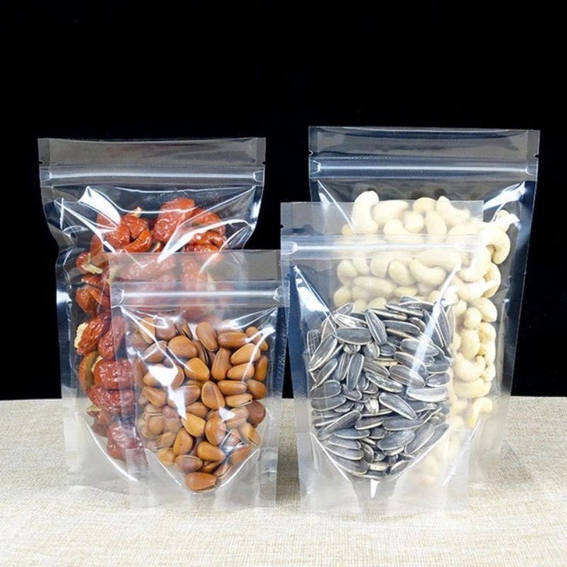 Plastik Standing Pouch 9x15 PER PCS Plastik Segel Makanan Zip Lock Zipper Plastik Klip Plastik PP Kl