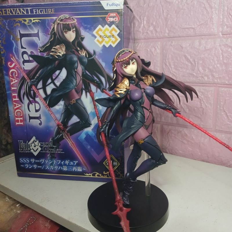 scathach figure furyu sss lancer original fate grand order bib