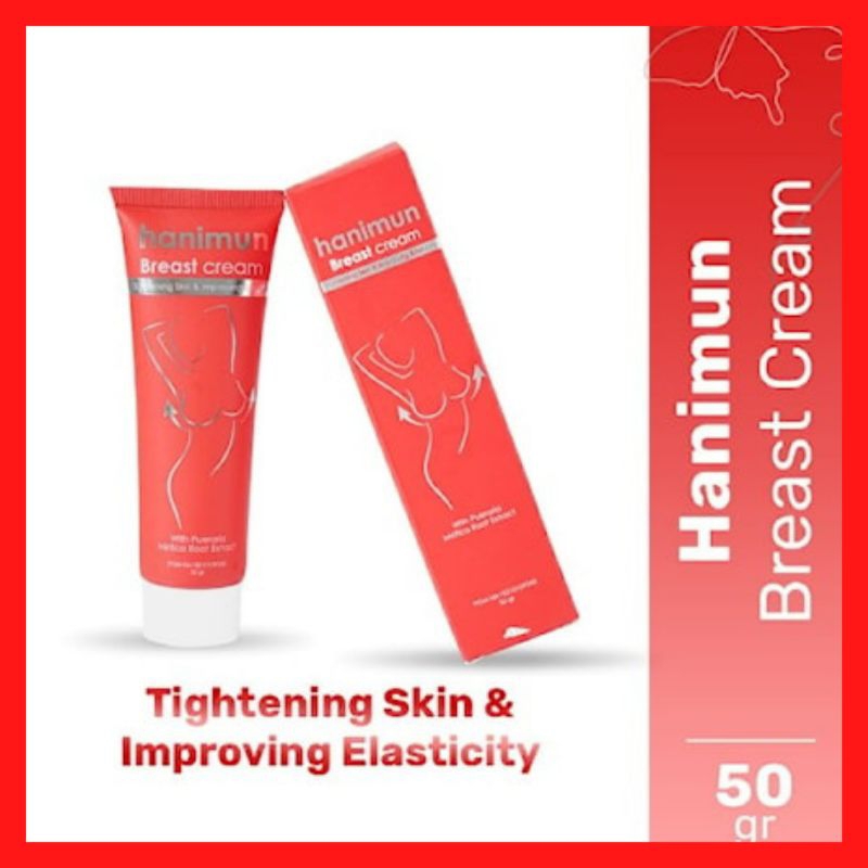 Hanimun Breast Cream Pembesar Pengencang Payudara Herbal Bpom
