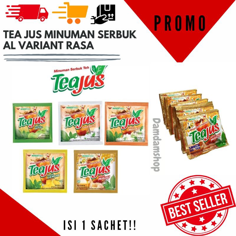 

TEH TEAJUS AL VARIANT RASA ISI 1 SACHET PROMO