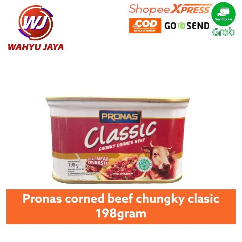 

pronas corned beef chungky 198gram