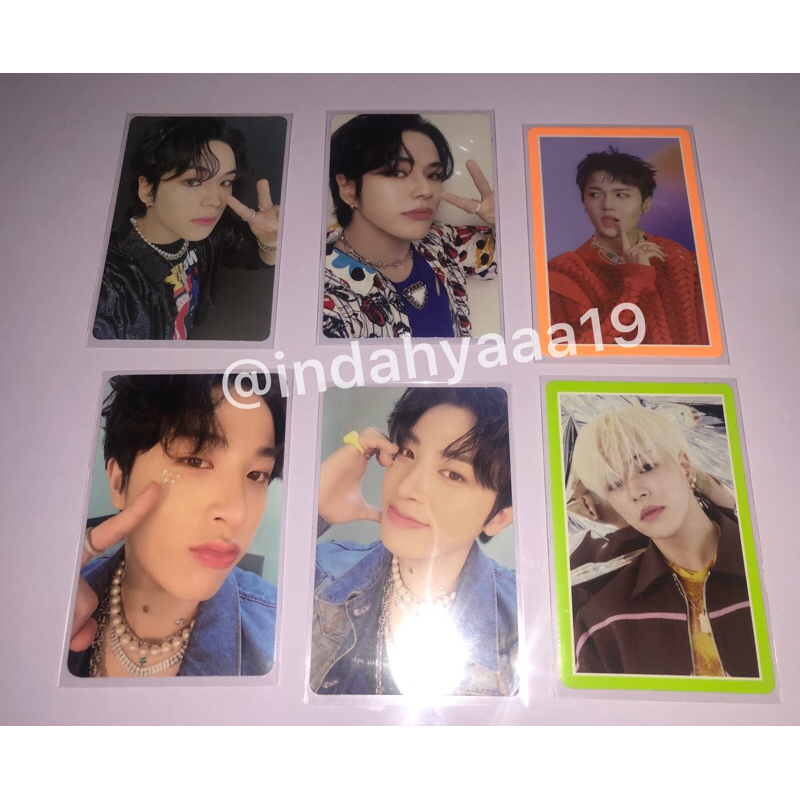 PC Jaehyuk selca Junghwan Doyoung konsep Treasure Photocard Album Hello TSS Ch2 Light green Deep Blu