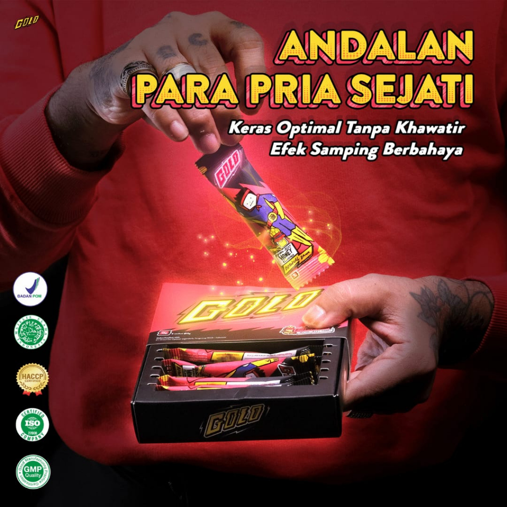 

Mister Golo 1box isi 5 saset Suplemen Herbal Serbuk Jelly Madu Korean Ginseng