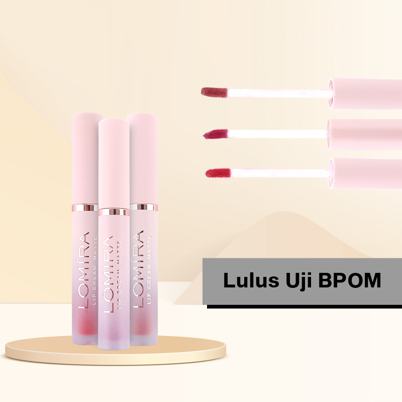 LIP CREAM LOMIRA - Lipcream Matte Lomira Terdaftar BPOM