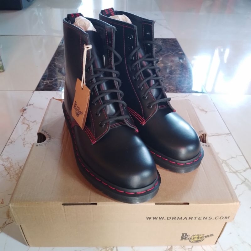dr martens 1460 RS red stich merah docmart dokmar not 1461 101 jaket parka deadsquad jasad burgerkil