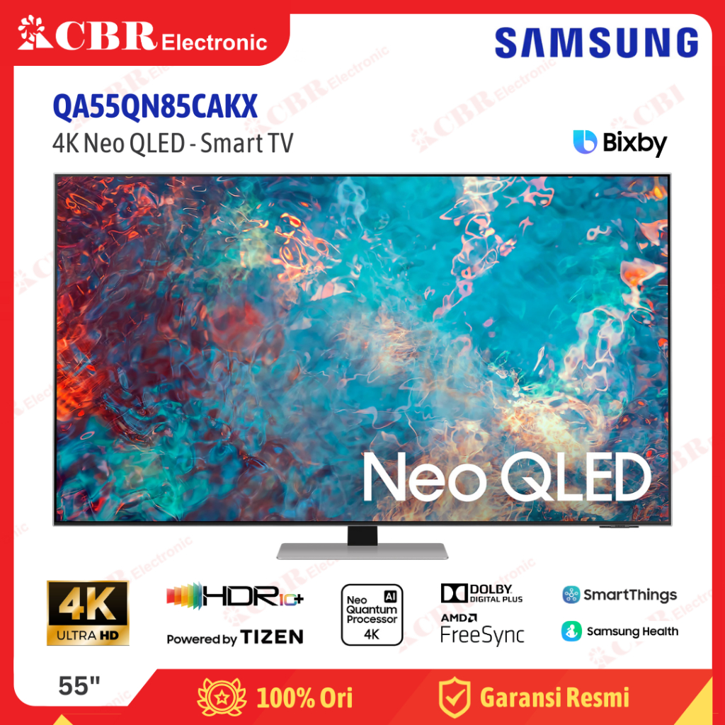 TV SAMSUNG 55 Inch LED QA55QN85CAKX (4K Neo QLED-Smart TV)