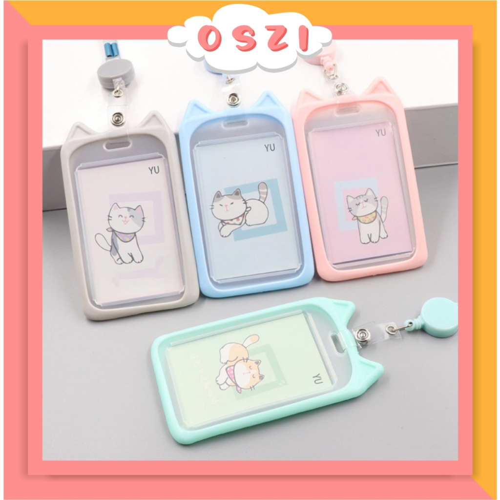 

❄ OSZI ❄ Name Tag ID Card Holder Gantungan Kartu Nama Motif Karakter Gantungan Tali Kartu Akses Kantor MRT Busway / Tali ID Card Nama Atau Panitia Lanyard S091