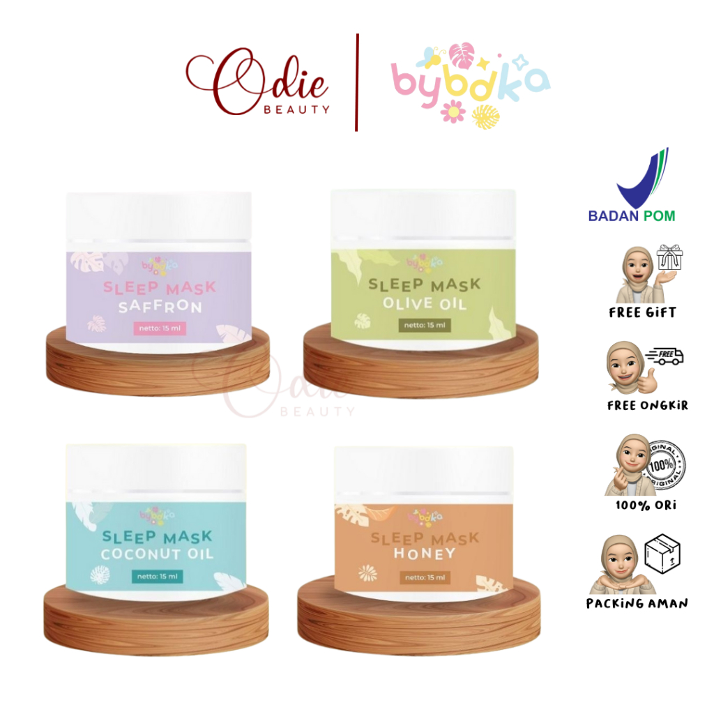 BYBDKA Sleeping Mask Masker Gel Saffron Masker Jelly Honey