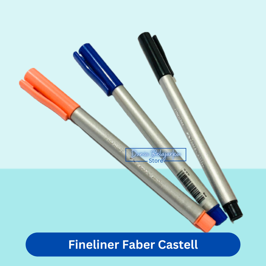 

Faber Castell Fineliner Drawing Pen Spidol Marker Fine Liner 0.4mm