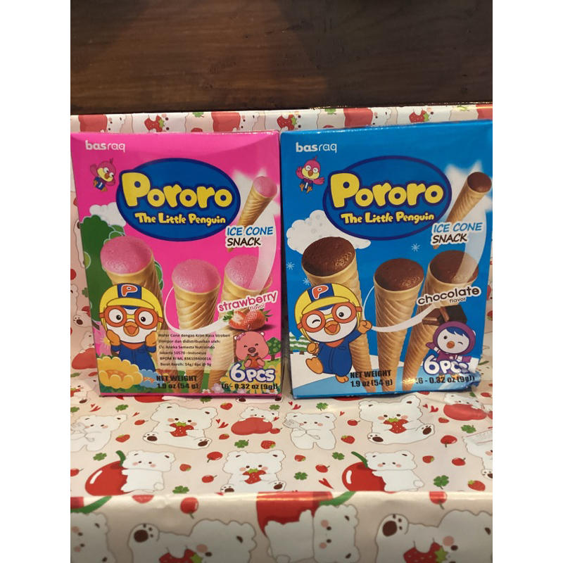 

Pororo Ice Cone & strawberry Korea Flavor 54 gr