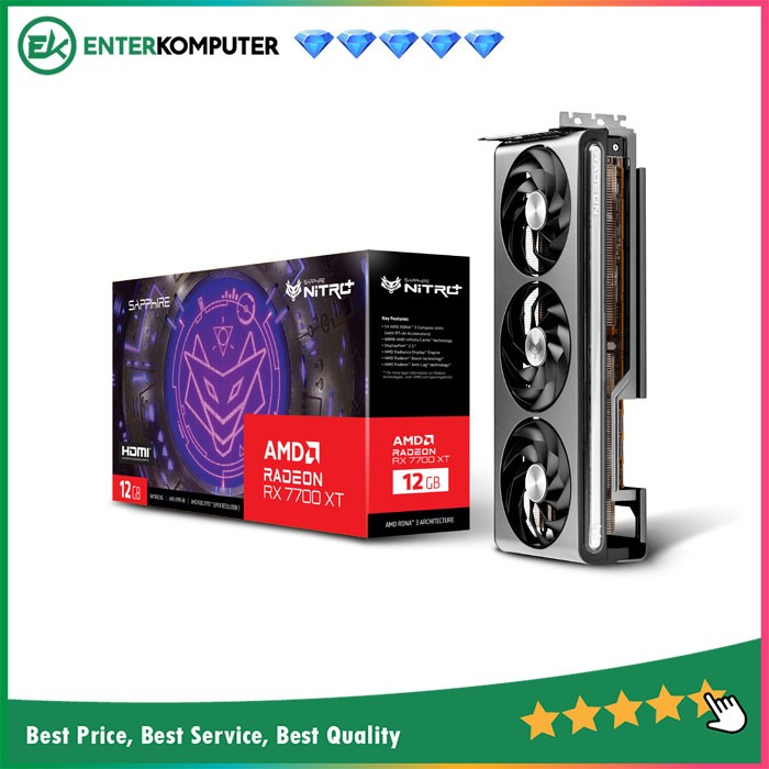 Sapphire Radeon RX 7700 XT 12GB GDDR6 Nitro+