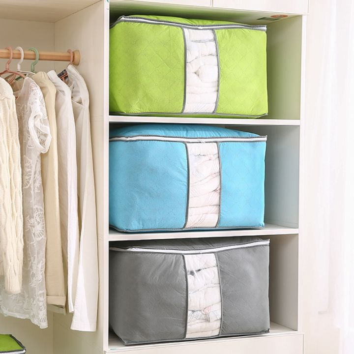 STORAGE TANPA SEKAT (TIDUR )STORAGE BAJU PORTABLE RAK BAJU ANAK BAMBOO
