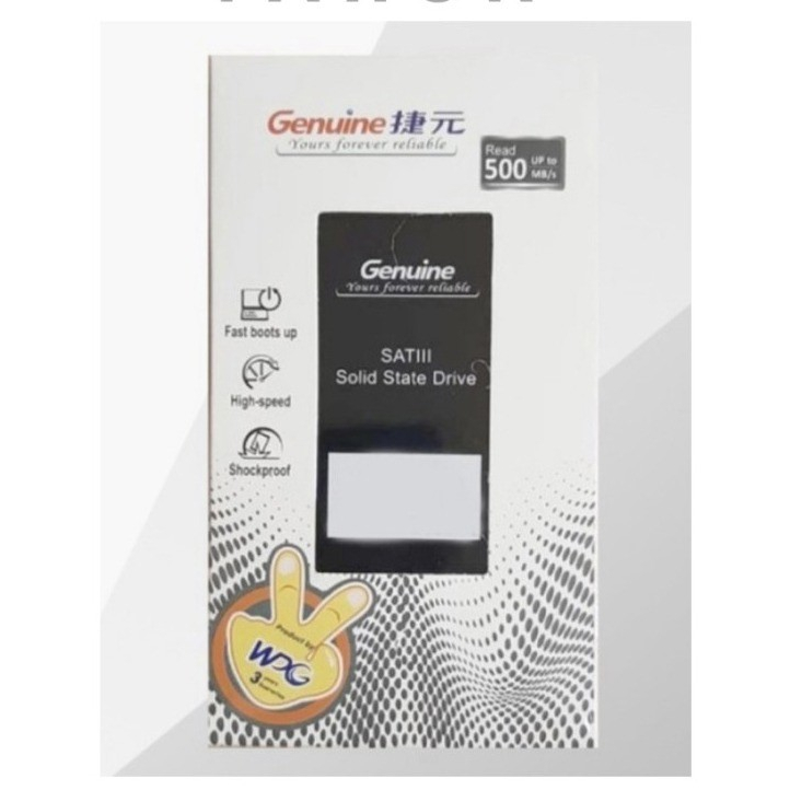 SSD Genuine 120GB 128GB 256GB 480GB 1TB SATA III / SATA3 2.5"