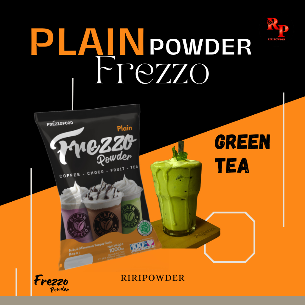 

PLAIN GREENTEA FREZZO || RIRI POWDER MEDAN