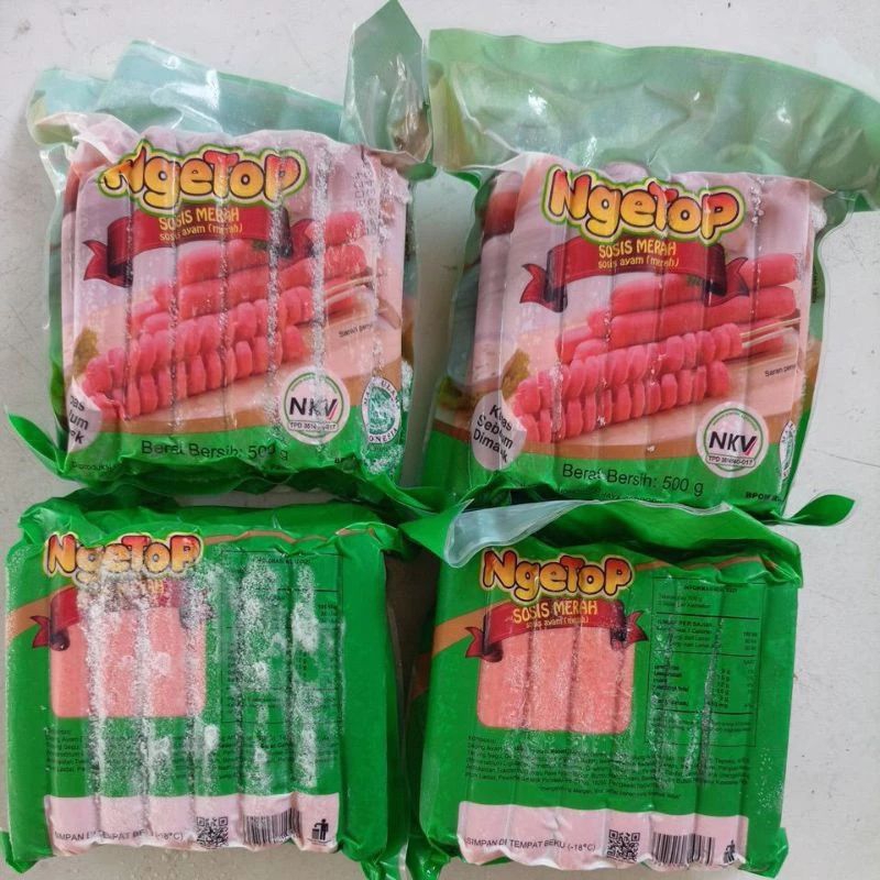 

sosis ayam merah 500g NGETOP