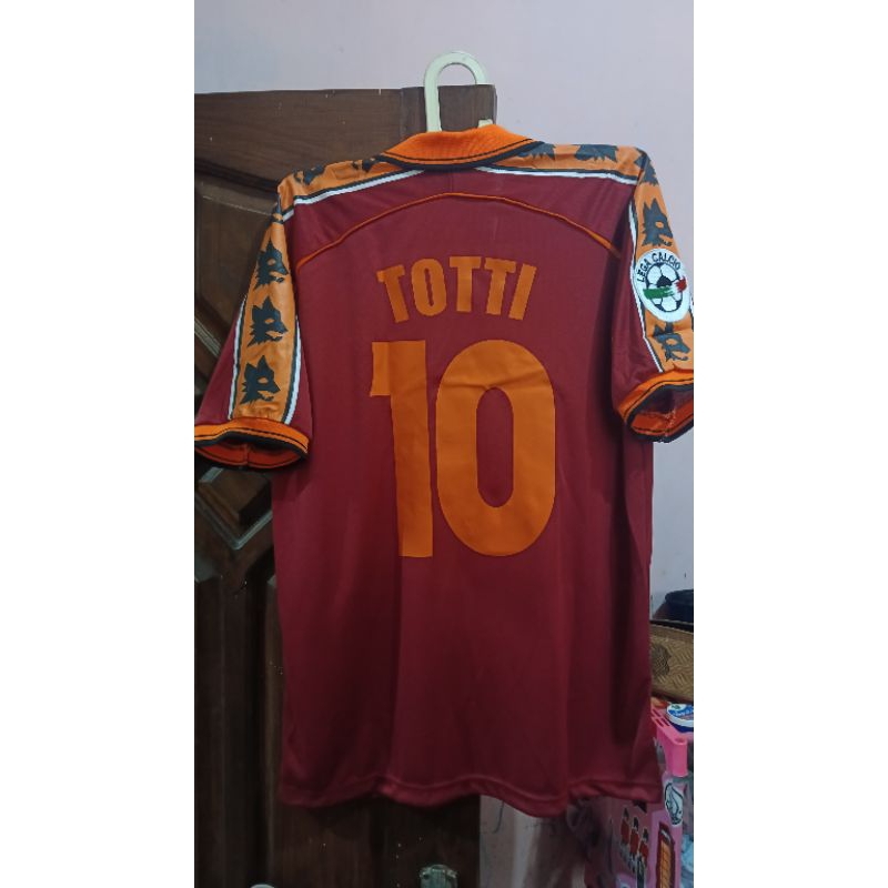 jersey as roma 1998 sudah dengan name set (asroma) Home