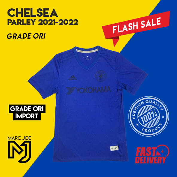 Yun JERSEY CHELSIAA PARLEY BIRU 18/19 GRADE ORI THAILAND