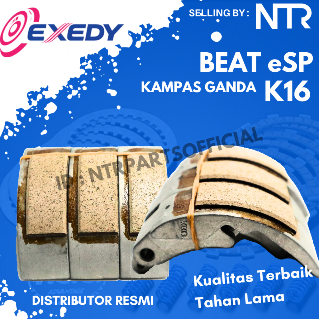 kampas ganda beat scoopy esp K16 ORIGINAL EXEDY