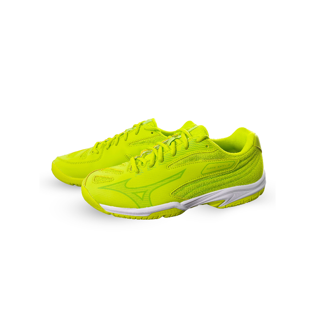 Mizuno Sepatu Badminton Gate Sky Plus 3 - Acid Lime/Jas Green/White