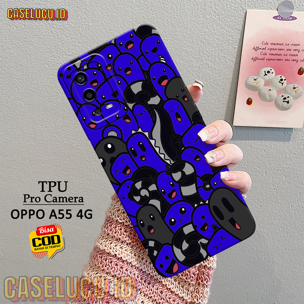 Casing Hp Oppo A55 4G Terbaru - Fashion Case Grafiti - Case Oppo A55 4G - Soft Case Hp Oppo A55 4G -
