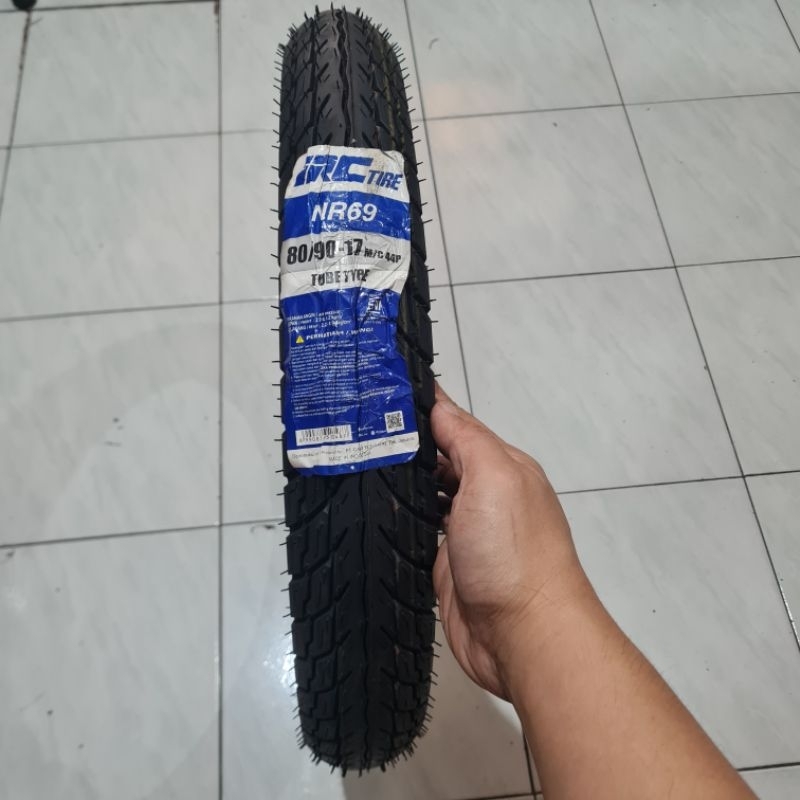 100% ORIGINAL Ban Luar 80/90-17 Non Tubeless IRC