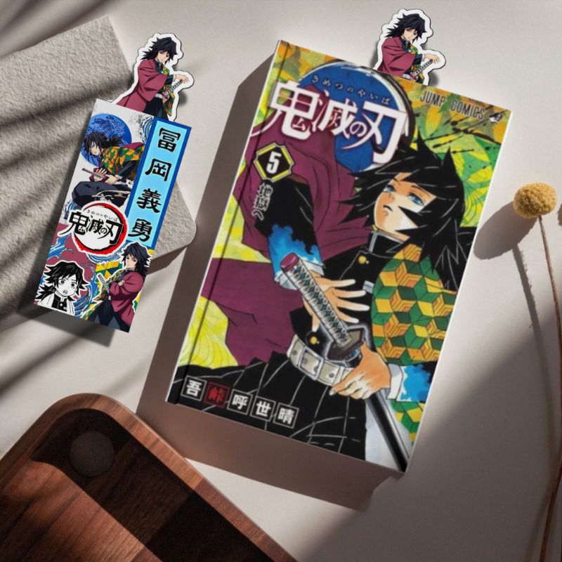 

Pembatas buku/ Bookmark Edisi Hasira's, Tomioka Giyu