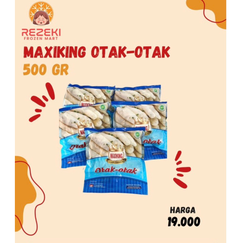 

Maxiking Otak Otak 500 Gr | Frozen Food Murah