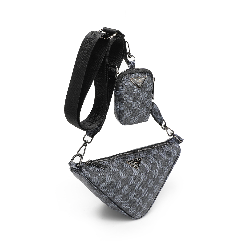 CUCI GUDANG HONYAN MAN Tas Pria Import Tas Selempang Pria Original Branded Tas Unisex - Vinton Sling