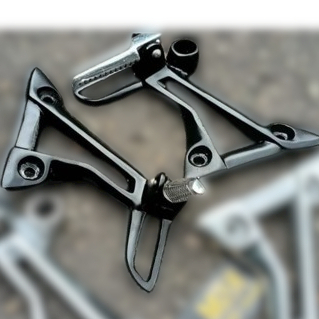 Footstep Belakang Kawasaki Ninja 250cc Warna Hitam Power Postep Pijakan Kaki Ninja 250