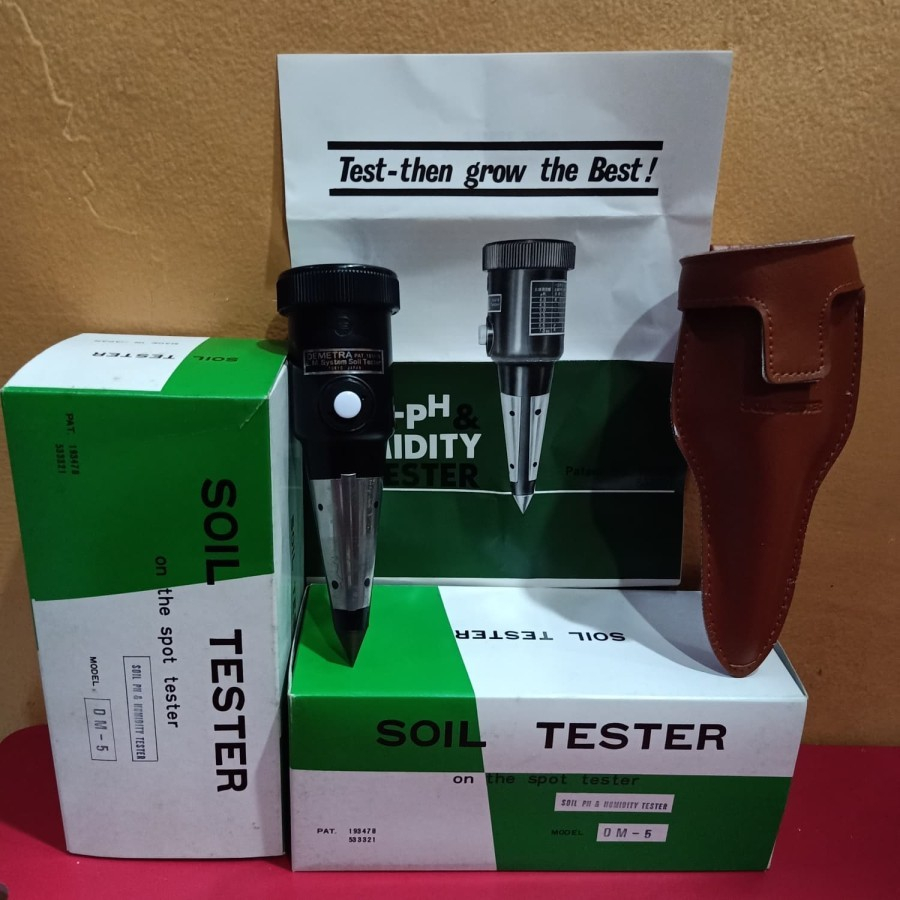 Soil pH & Humidity Tester Takemura DM-5 Japan
