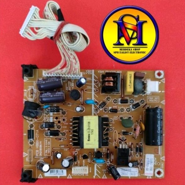 mesin psu power suplay regulator tv Polytron PLD 24T811 PLD24T811