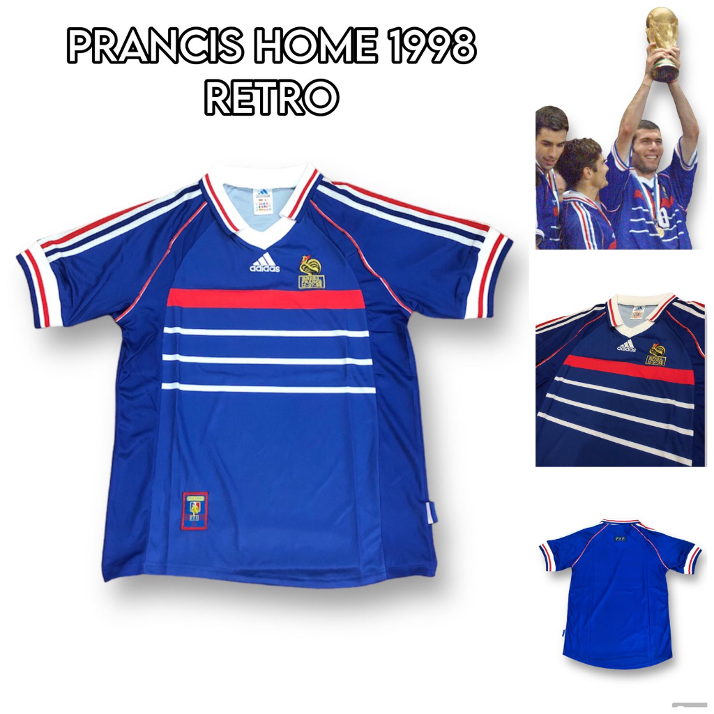 JERSEY FRANCE WORLD CUP CHAMPION 1998 GRADE ORI 100% BEST QUALITY