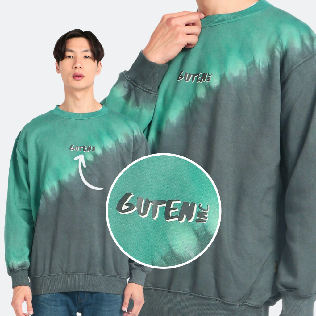 Guten Inc - Sweater Tiedye Crewneck Green Guten