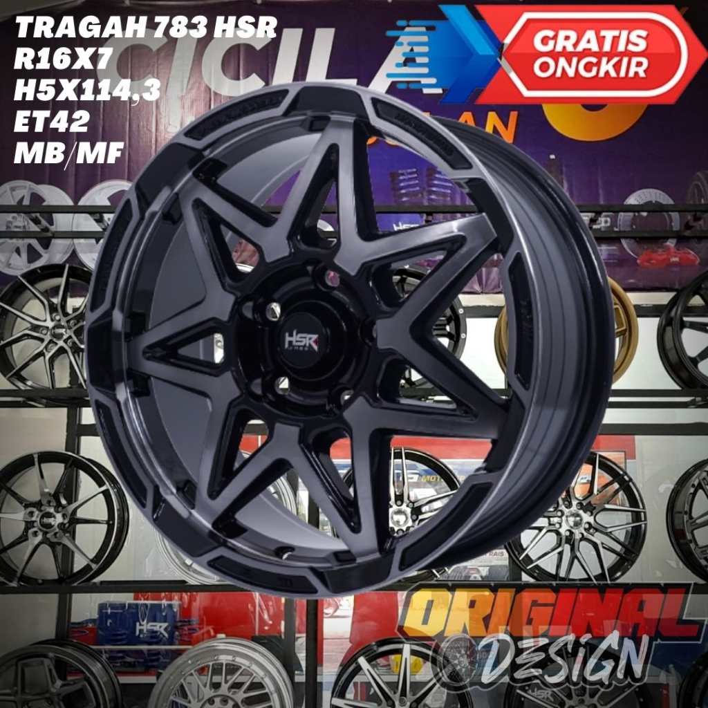 Velg Mobil Ring 16 HSR TRAGAH R16 Untuk ERTIGA , XPANDER , LUXIO , APV