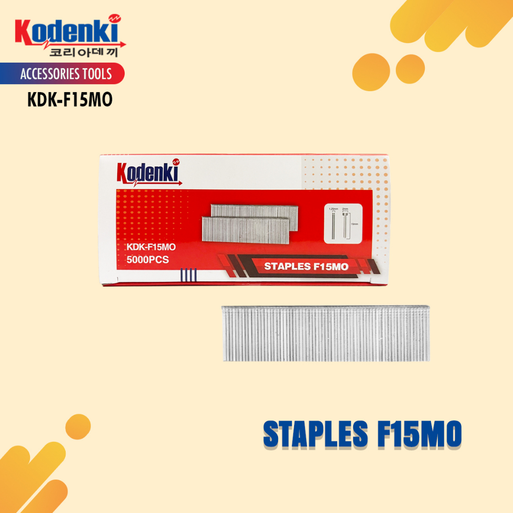 

Isi staples tembak angin 15mm F15MO kodenki new 5000 pcs isi stapler
