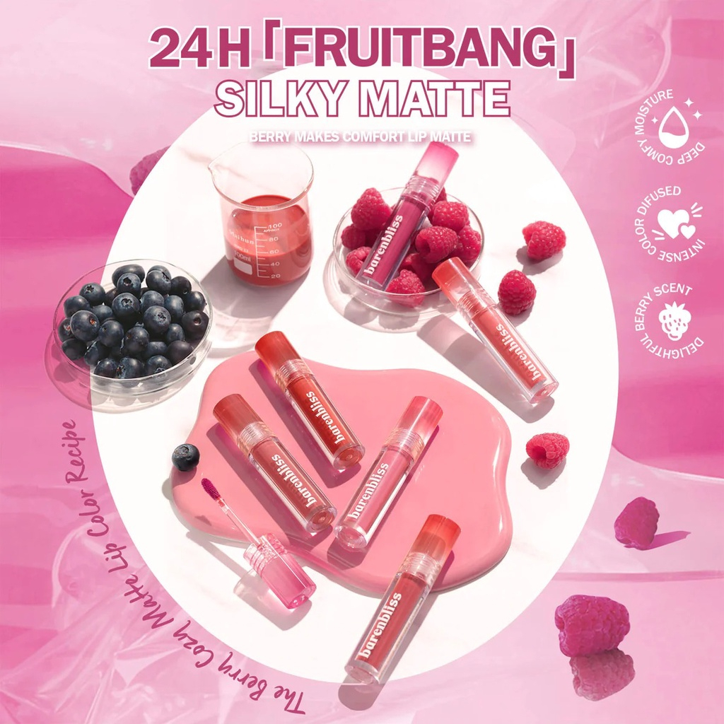 BNB (LIP MATTE) BARENBLISS Berry MAKES Comfort Lip Matte