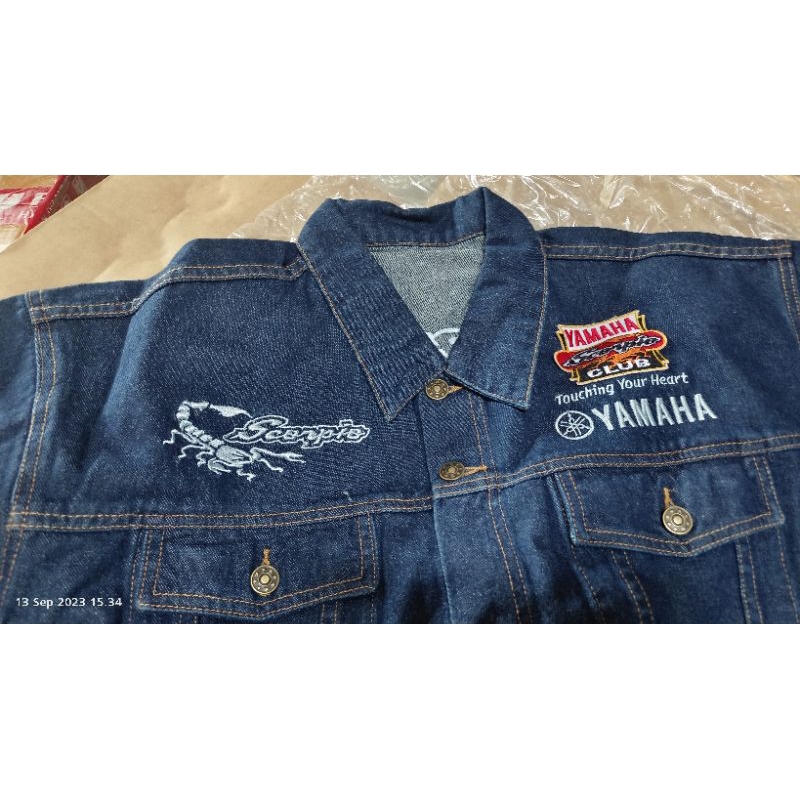 jaket levis yamaha scorpio jaket scorpio levis adem hadiah dealer