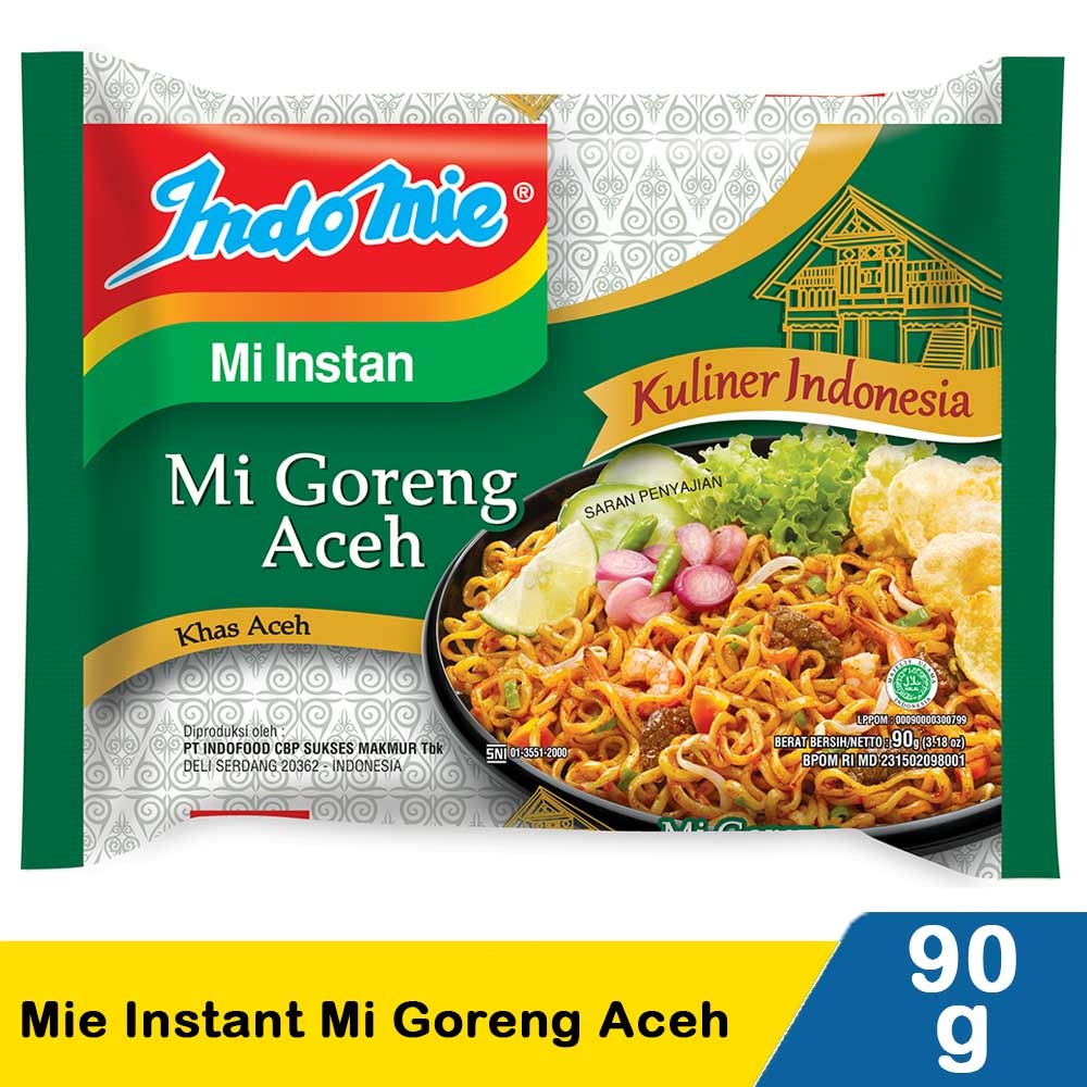 

Indomie Aceh Mi Goreng Instan