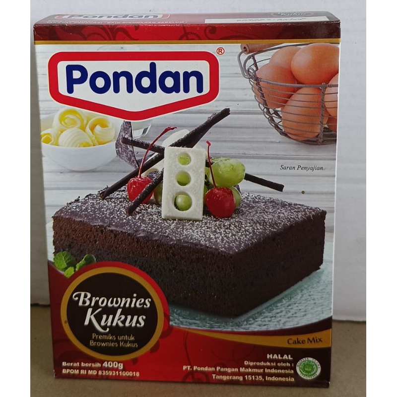 

Pondan Brownies Kukus 400gr