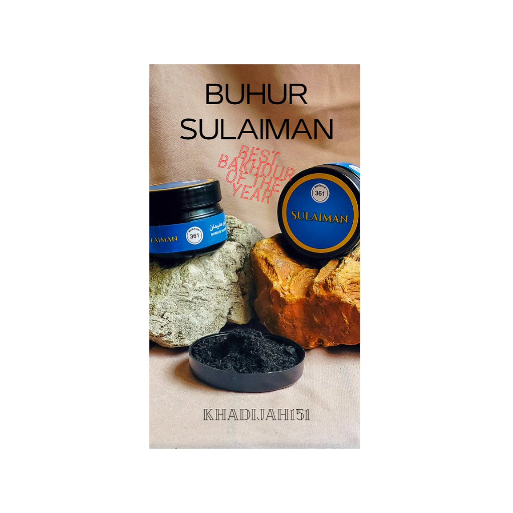 dupa bubuk buhur SULAIMAN 30gr 361 aromatherapy pengharum ruangan wewangian rumah majlis