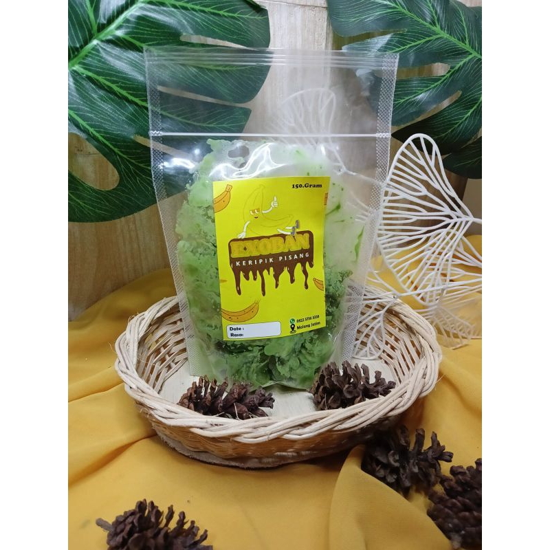 

KRIPIK PISANG LUMER RASA MATCHA 150 GRAM