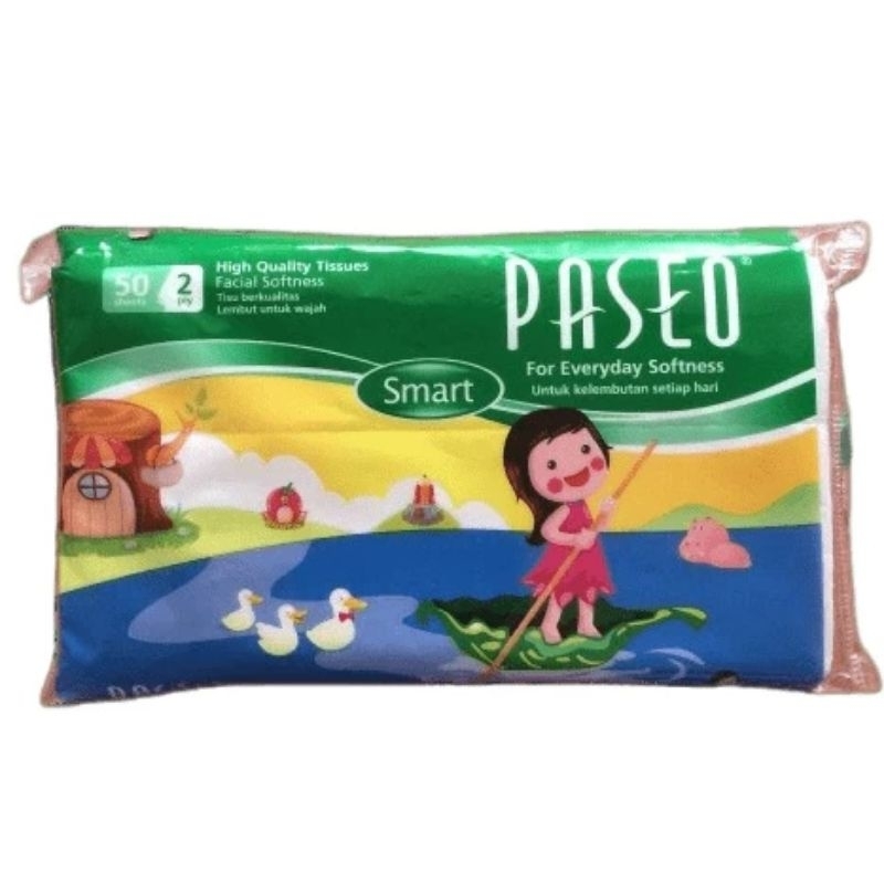 TISU PASEO TRAVEL PACK 2 PLY TISU WAJAH MUKA PASEO/ TISU PASEO WAJAH